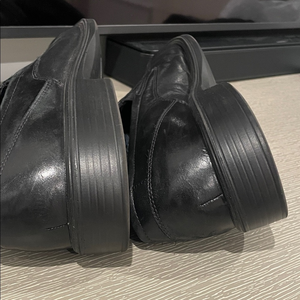Ecco Black Leather Loafers - Picture 8 of 12